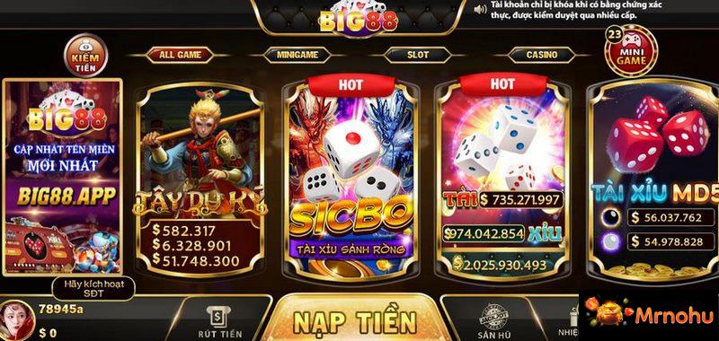 Hệ thống giao diện độc đáo hiện đại với đồ họa cao