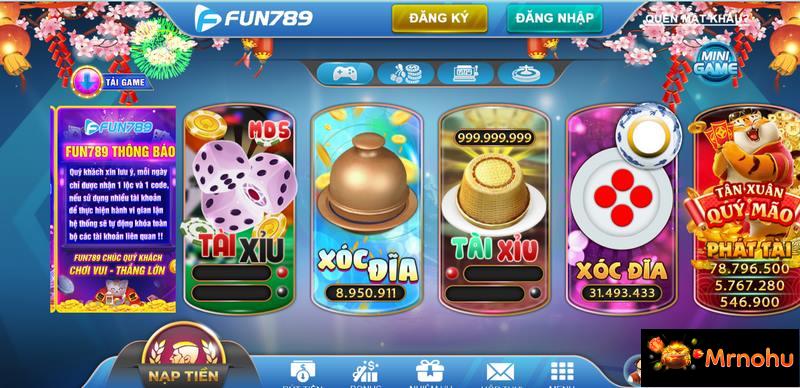 Tổng quan về sân chơi đổi thưởng Fun789