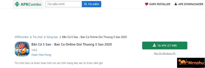 Đường link chính thức của cổng game để tải bắn cá 5 sao