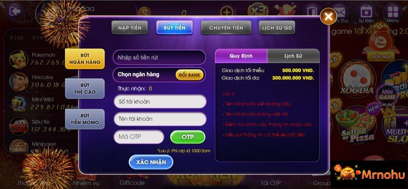 Chơi Sam86 trên web sẽ được sở hữu tỷ lệ đổi thưởng 1 : 1 