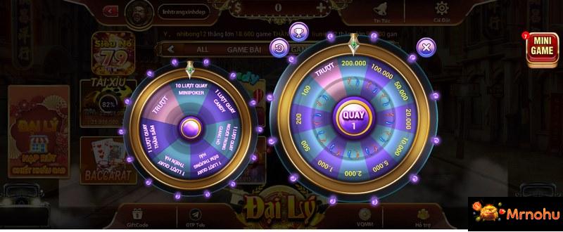 Tặng ngay vòng quay may mắn vào mỗi ngày cho tất cả mọi thành viên