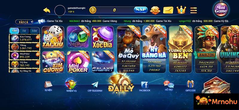 Game bài đổi thưởng mang đến nhiều trò chơi giải trí khác nhau