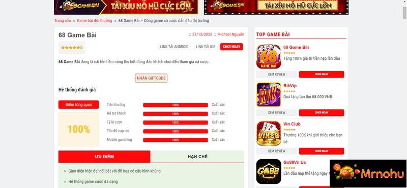 Review ưu và nhược điểm của các cổng game khá chi tiết