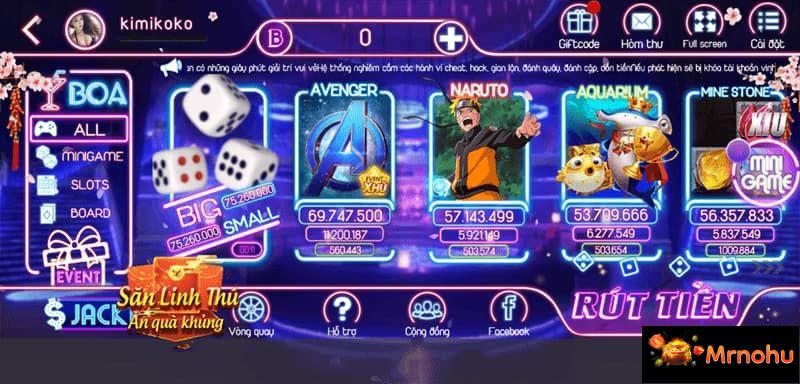 Mini Game là sảnh chơi độc đáo và có đa dạng đầu game