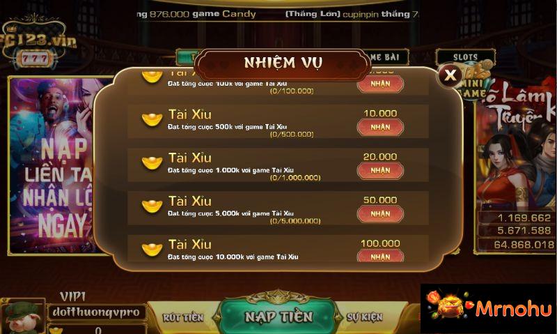 Nạp và rút tiền một cách chóng không mất phí