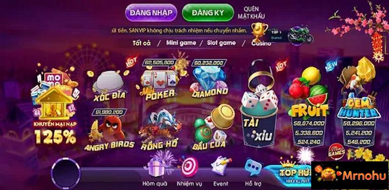 Sanvip mang đến nhiều trải nghiệm độc đáo ở trên tất cả các nền tảng