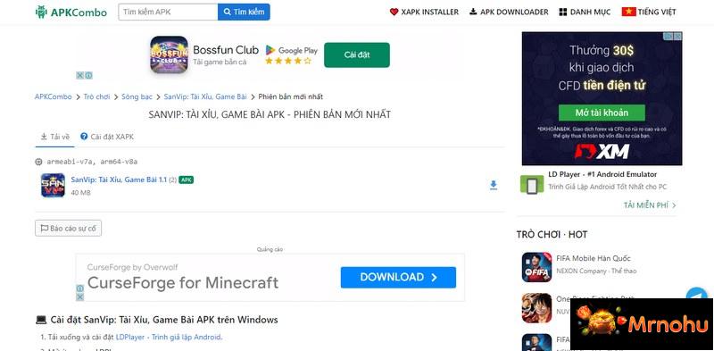 Link tải Sanvip mới nhất cho IOS / Android / PC