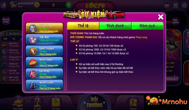 Sự kiện khuyến mãi không giới hạn tại cổng game