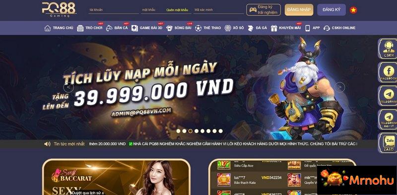 PQ88  được mệnh danh là thiên đường cá cược trực tuyến 