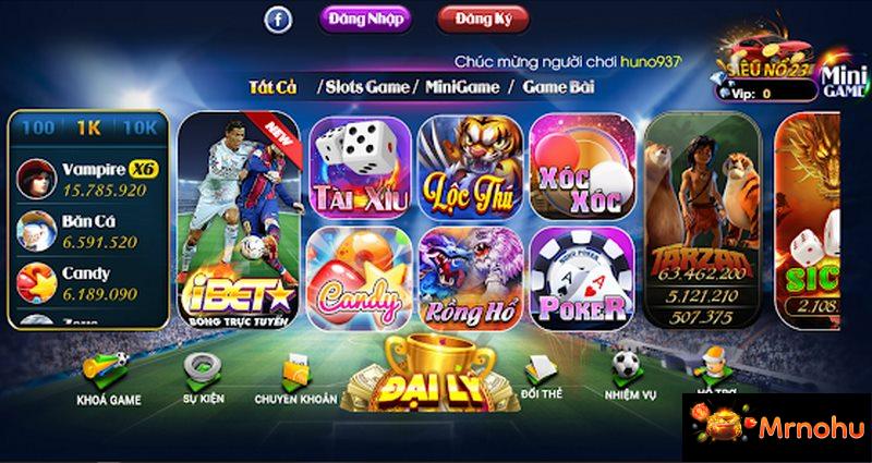 Hệ thống trò chơi đa dạng để cược thủ lựa chọn dễ dàng