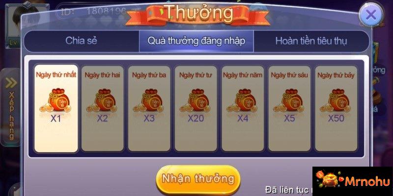 BinGo Club có hệ thống đổi thưởng uy tín, rõ ràng