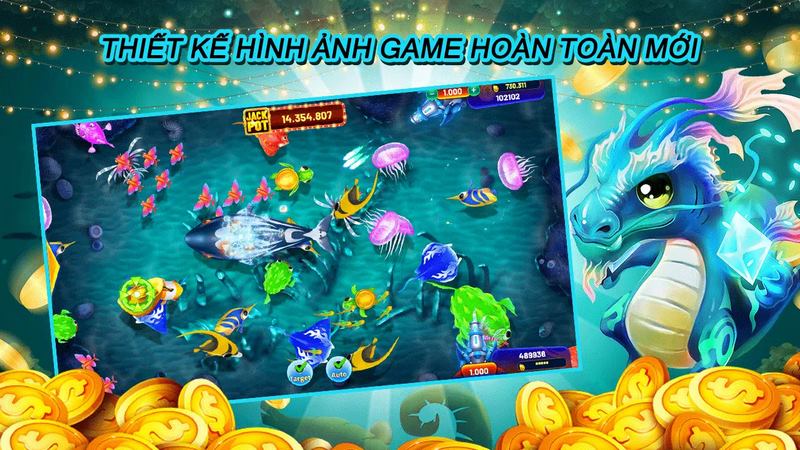 Cổng game được thiết kế hiện đại với chủ đề vô cùng bắt mắt