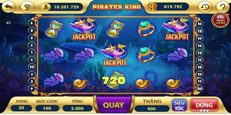 Tải Vua Cướp Biển để trải nghiệm tất cả các tựa game thú vị